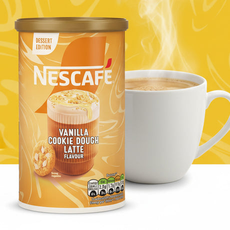 Nescafe Vanilla Cookie Dough Latte Coffee 260g Tub