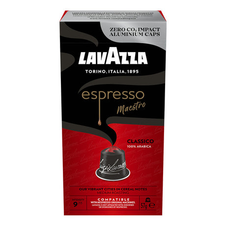 Lavazza Maestro Espresso Classico 10 Capsule Nespresso Compatible Pods