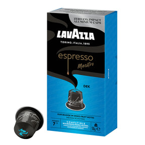 Lavazza Maestro Espresso Dek 10 Capsule Nespresso Compatible Pods