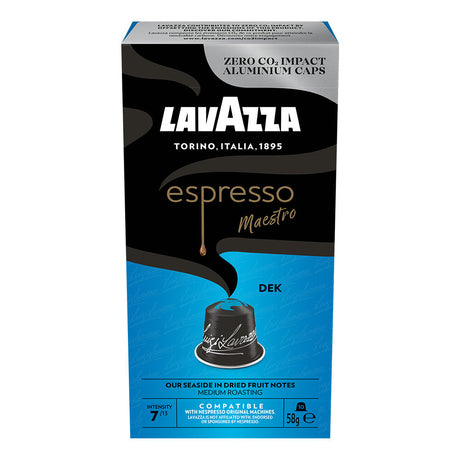 Lavazza Maestro Espresso Dek 10 Capsule Nespresso Compatible Pods