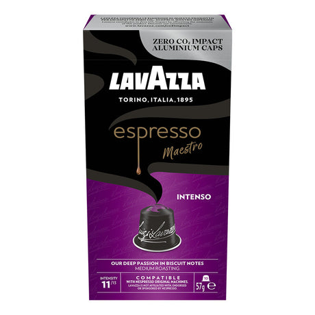 Lavazza Maestro Espresso Intenso 10 Capsule Nespresso Compatible Pods