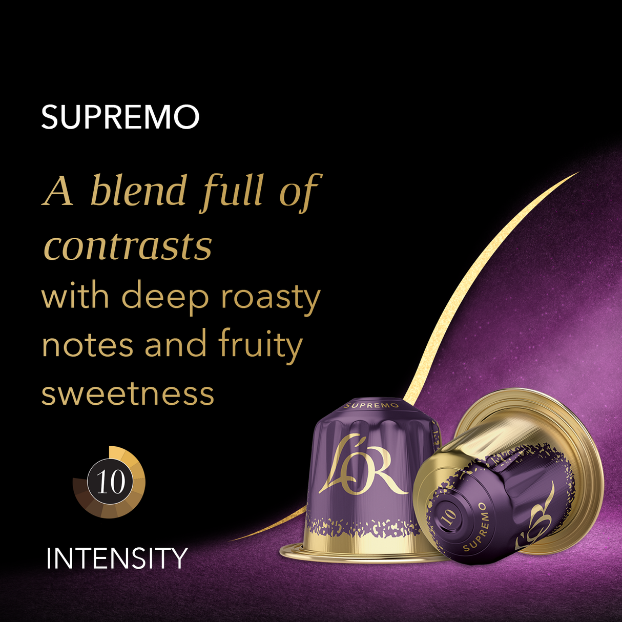 L'OR Espresso Supremo Coffee Capsules x20 Nespresso Compatible