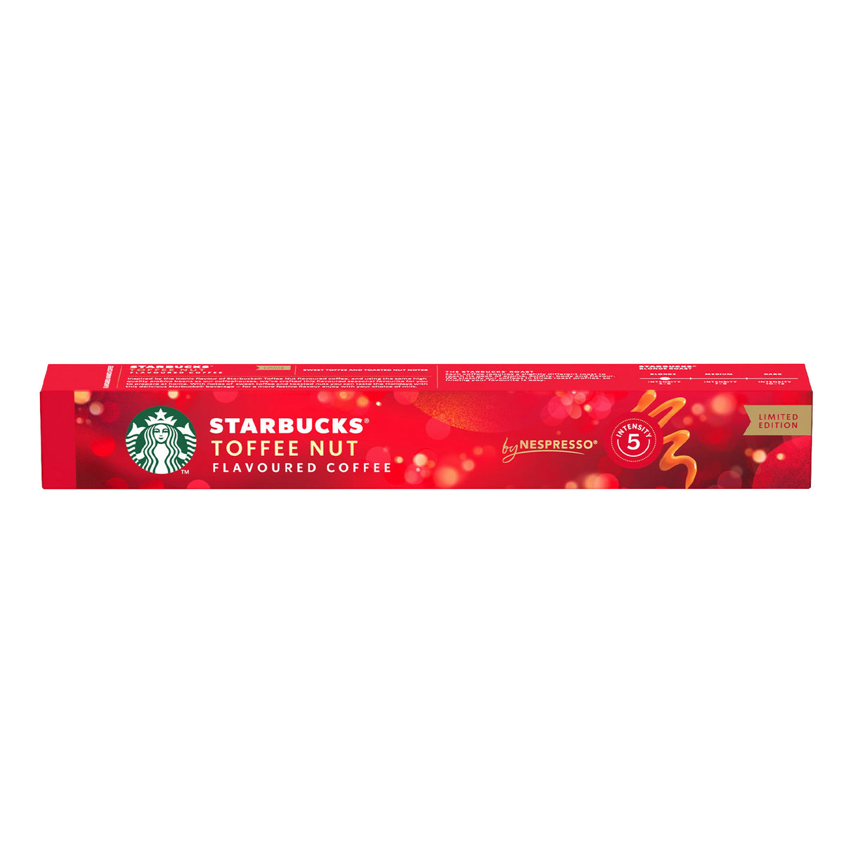 Starbucks Nespresso Toffee Nut Flavoured Coffee Pods 10