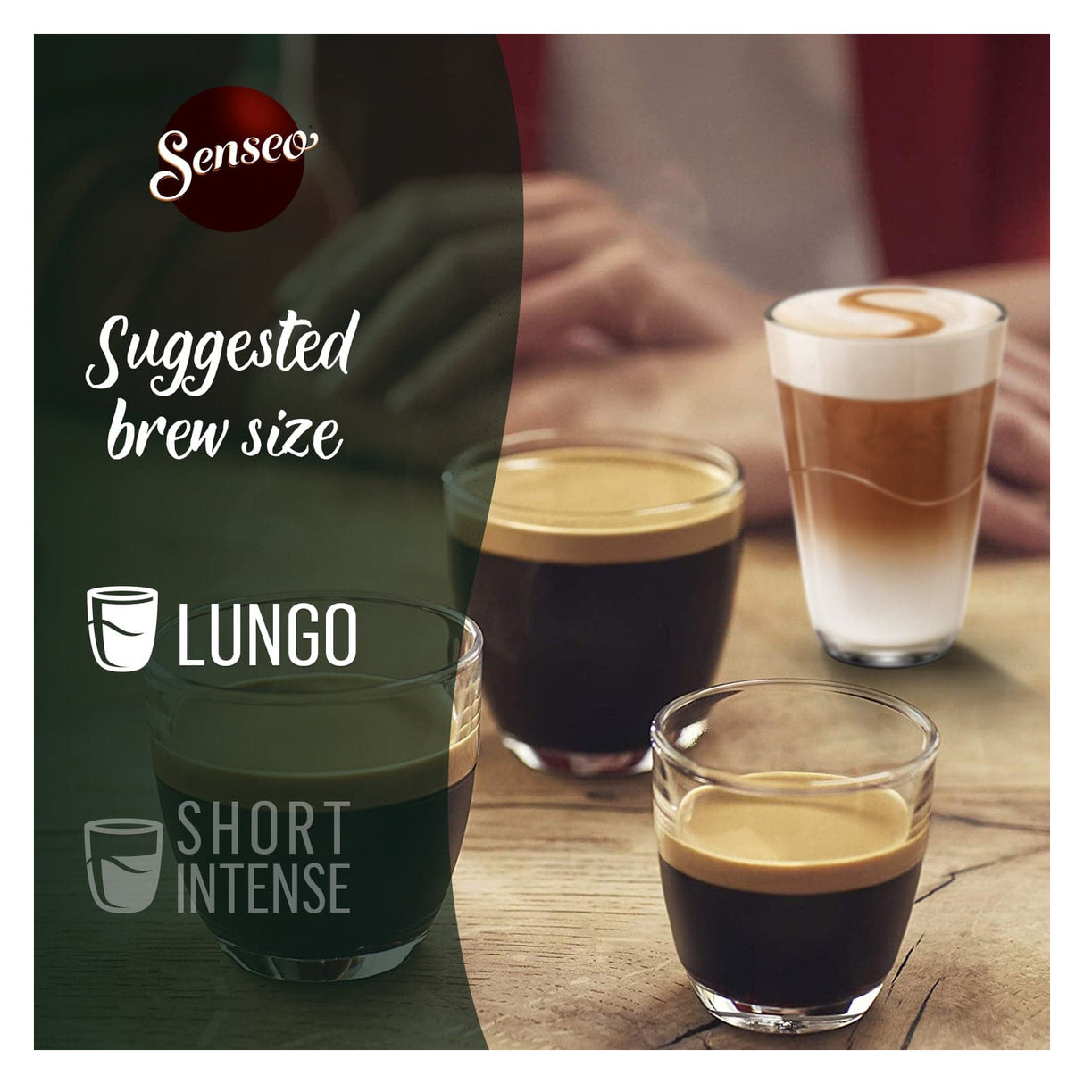 Senseo brew size
