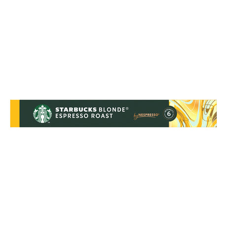 Starbucks Blonde Nespresso Capsules packet