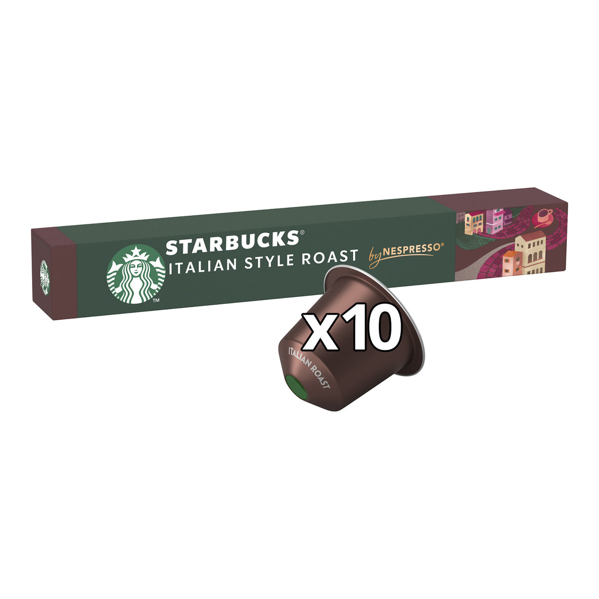 Starbucks Nespresso Italian Style Coffee Pods 10