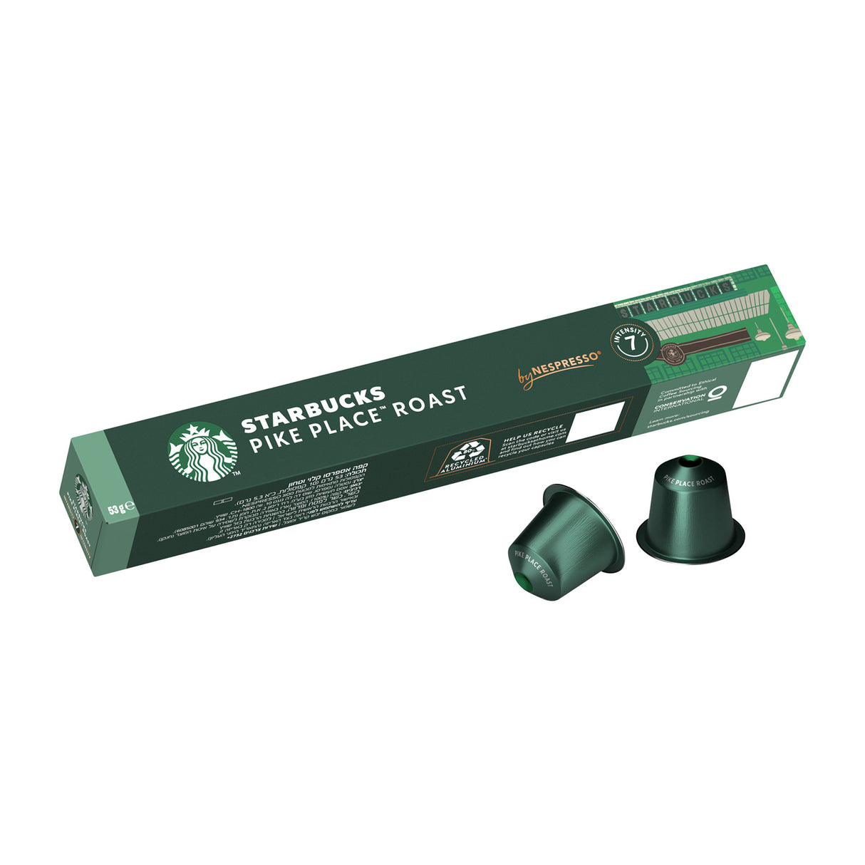 Starbucks Nespresso Pike Place Coffee Pods 10