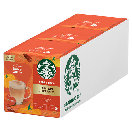Dolce Gusto Starbucks Pumpkin Spice Latte Coffee Pods - Case