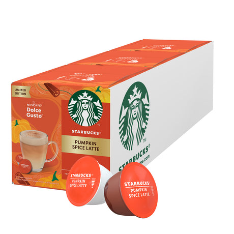 Dolce Gusto Starbucks Pumpkin Spice Latte Coffee Pods - Case