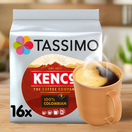 Tassimo Kenco colombian in kitchen