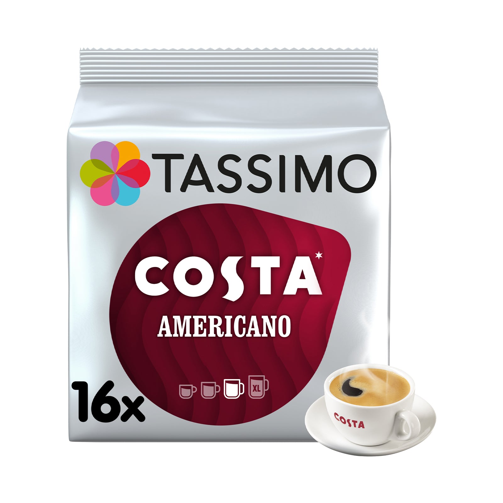 Tassimo Costa Americano Coffee Pods Stormbrew