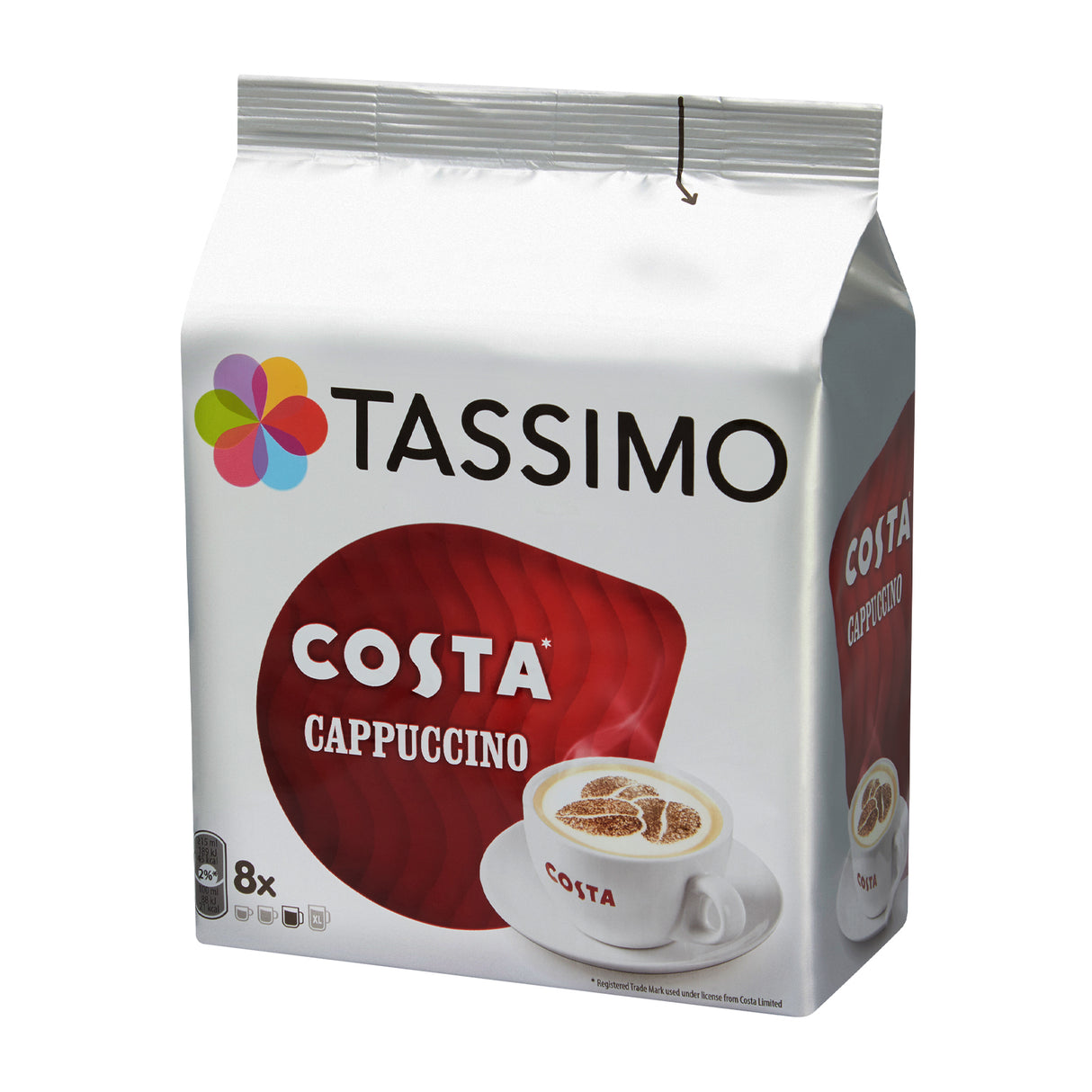 Tassimo Costa Cappuccino Pods pack