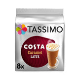 Tassimo Costa Latte Caramel Coffee Pods