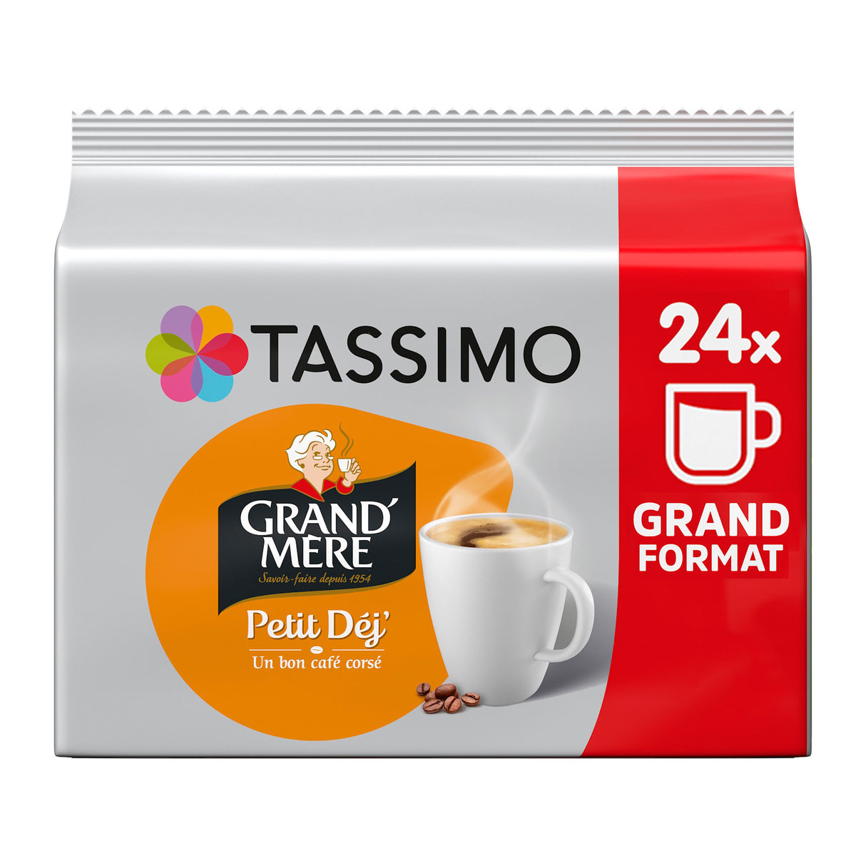 Tassimo Grand Mere Petit Déj 24 Coffee Pods