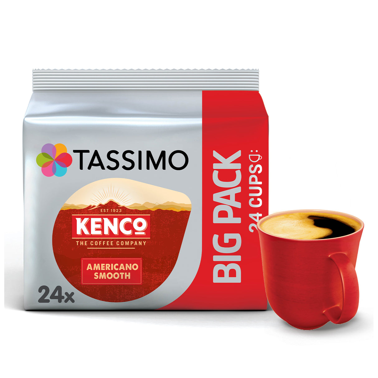 Tassimo Kenco Americano Smooth 24 PODS - XL PACK