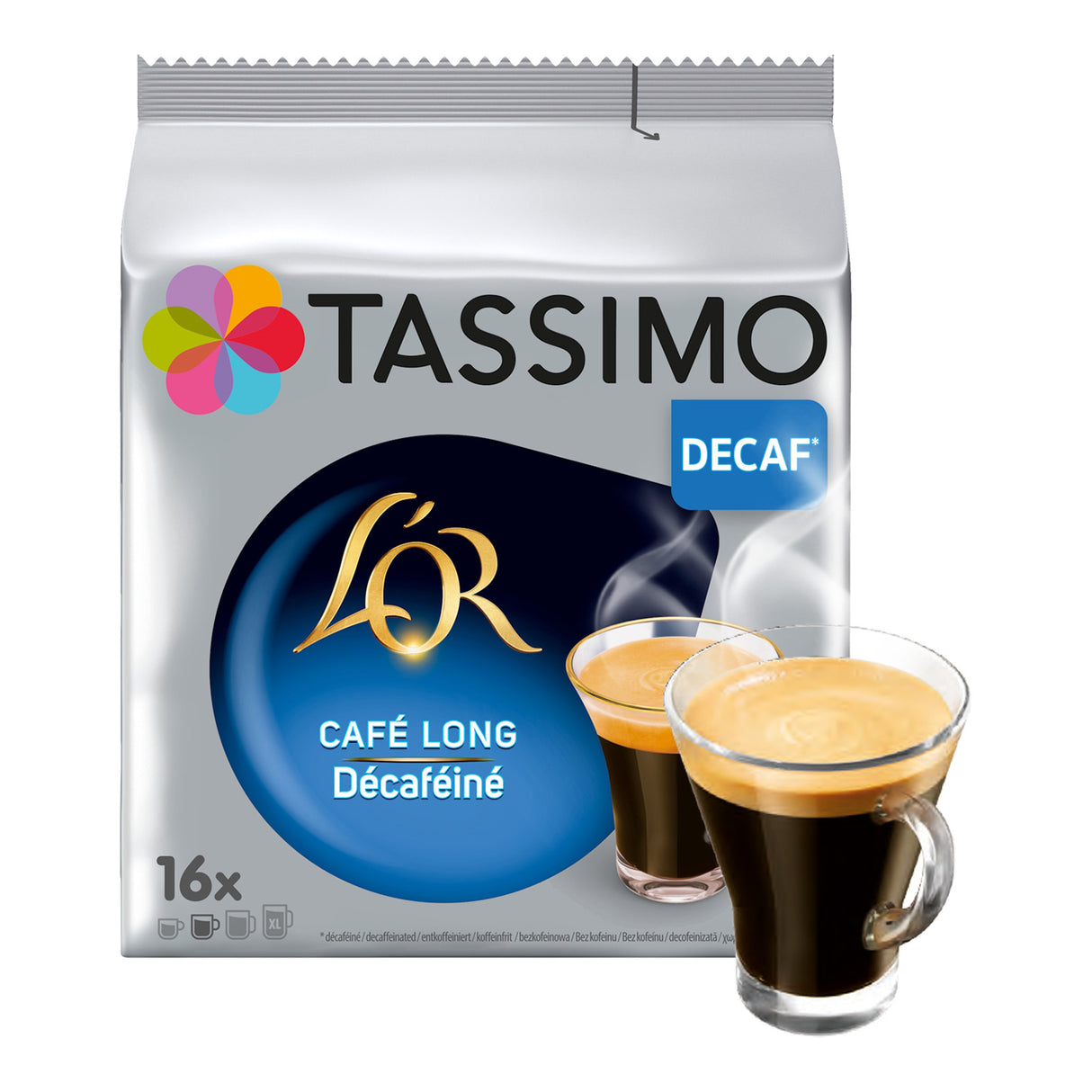 Tassimo L'OR Lungo Decaf Coffee Pods