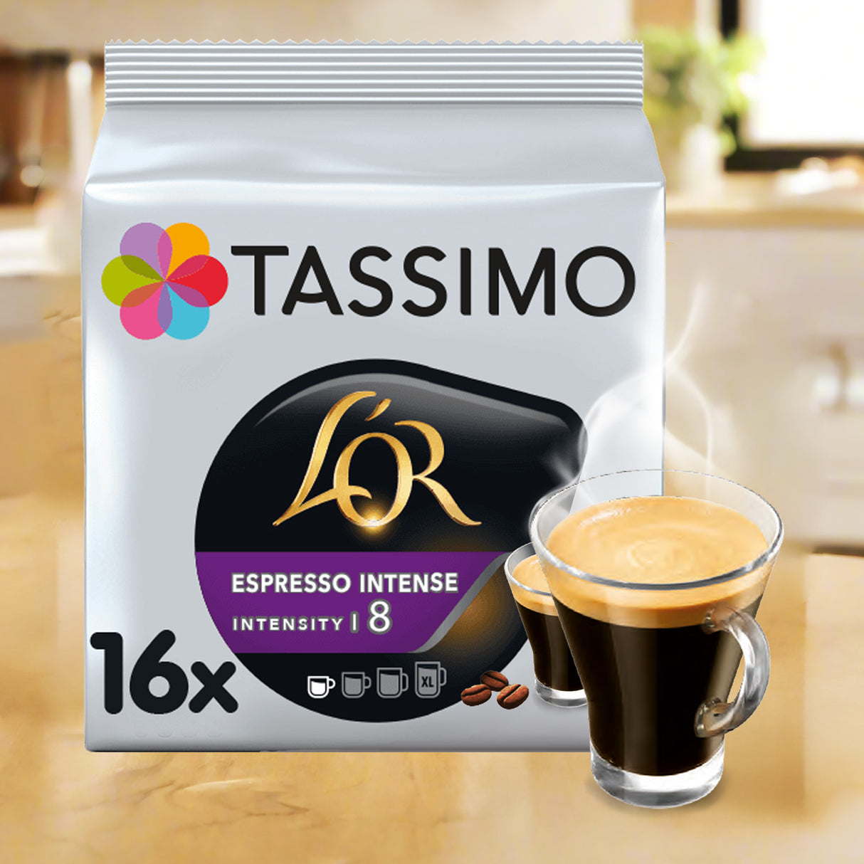 Tassimo L'OR Espresso Intense 8 Coffee Pods