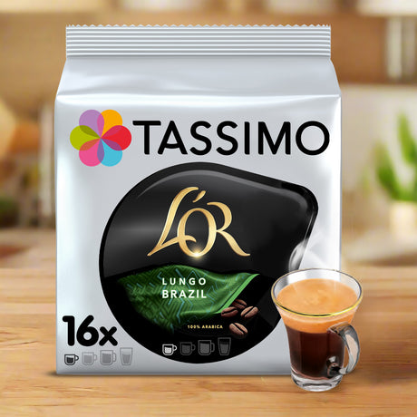 LOR Lungo Brazil from Tassimo 16 Pods