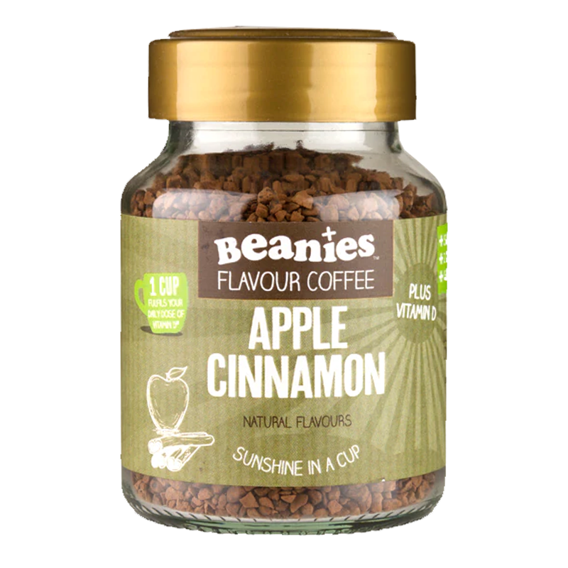 Beanies Apple & Cinnamon Vitamin D+ Flavoured Coffee 50g