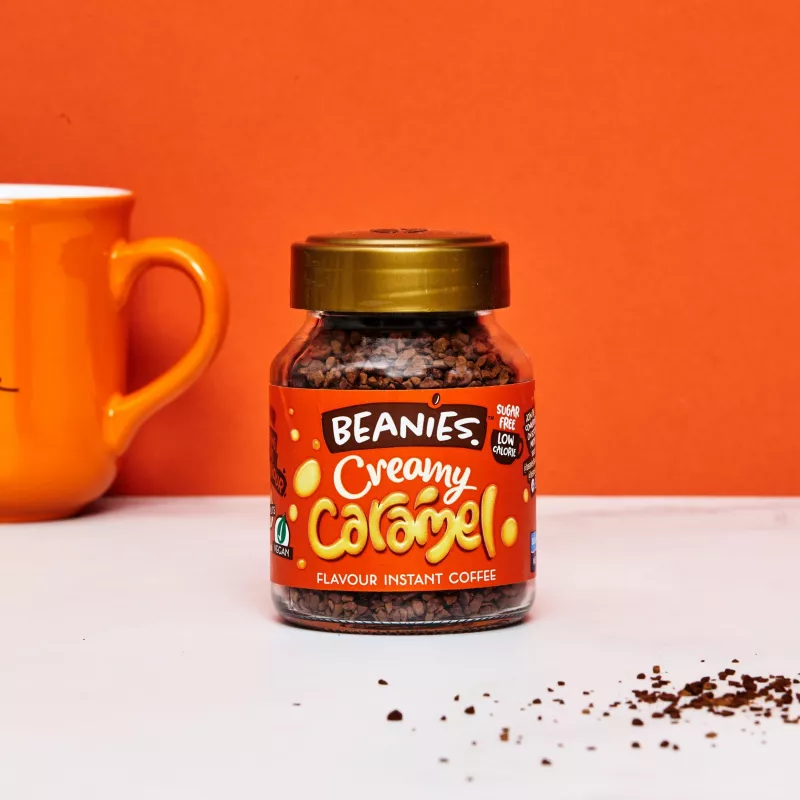 Beanies Creamy Caramel Flavoured Coffee 50g