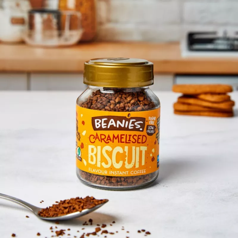 Beanies Caramelized Biscuit Flavoured Coffee 50g