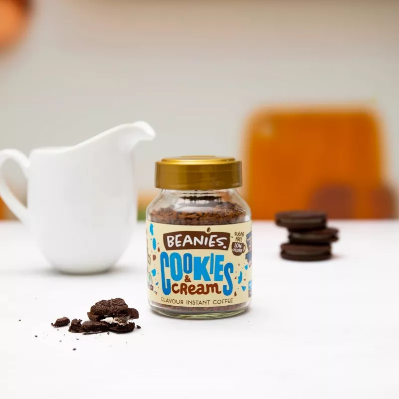 Beanies Cookies & Cream Flavoured Coffee 50g