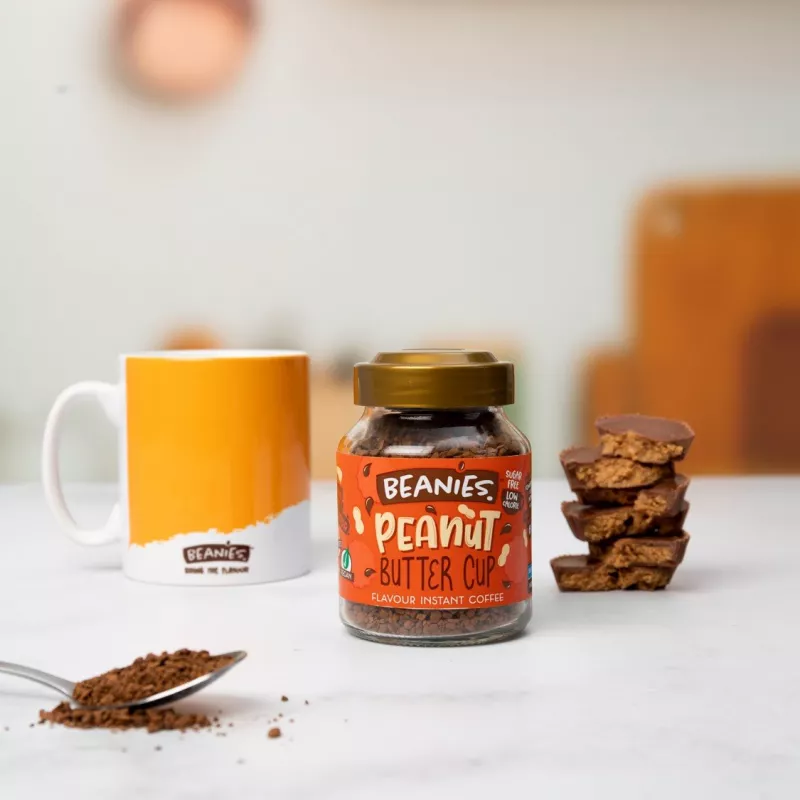 Beanies Peanut Butter Cup Flavoured Coffee 50g