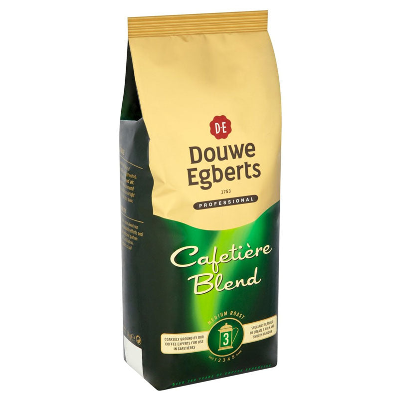 Douwe Egberts Professional Cafetiere Blend Ground Coffee Intensity 3 Medium Roast - 1kg