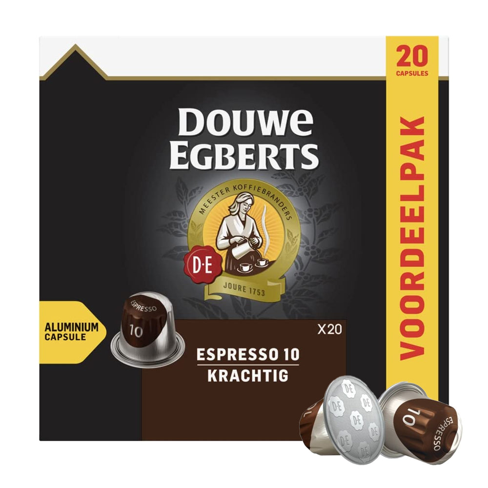 Douwe Egberts Espresso Powerful Coffee Capsules x20 Nespresso Compatible - Discontinued