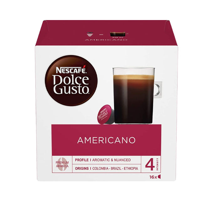 Nescafé Dolce Gusto Americano Coffee Pods - Case