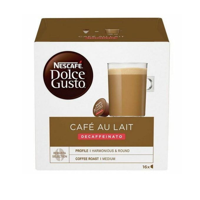 Dolce Gusto Cafe Au Lait Decaf Coffee Pods