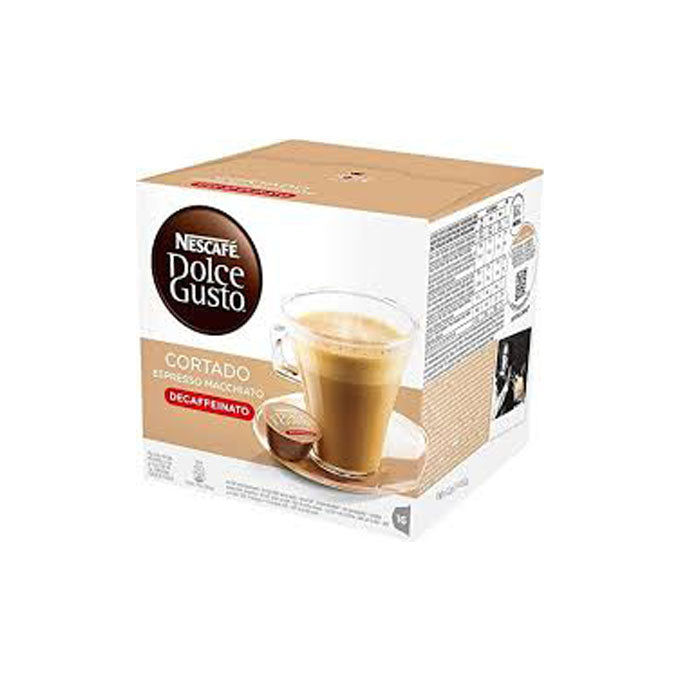 Dolce Gusto Espresso Cortado Macchiato Decaf Coffee Pods