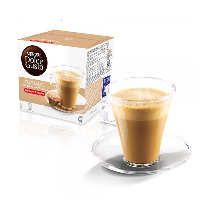 Dolce Gusto Espresso Cortado Macchiato Decaf Coffee Pods