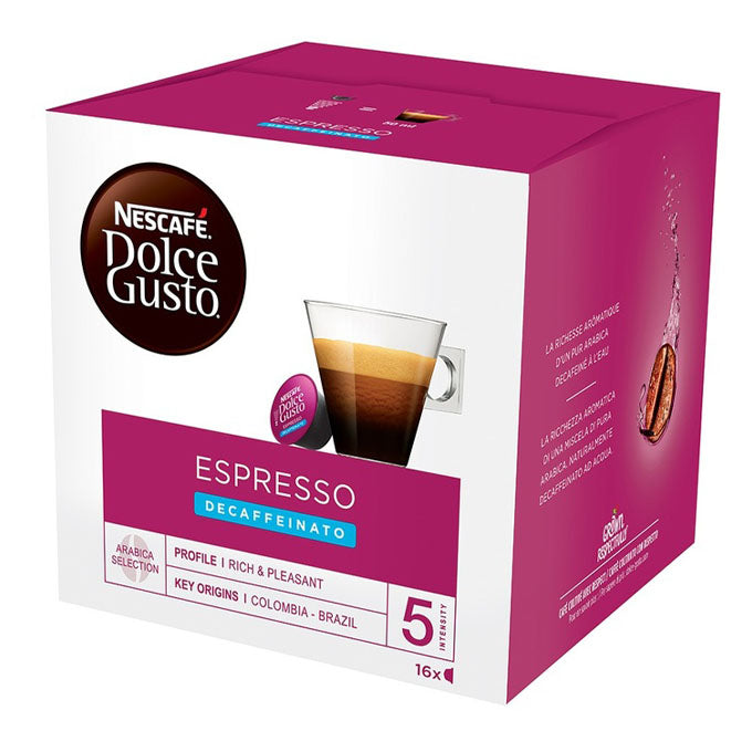 Dolce gusto decaf coffee pods best sale