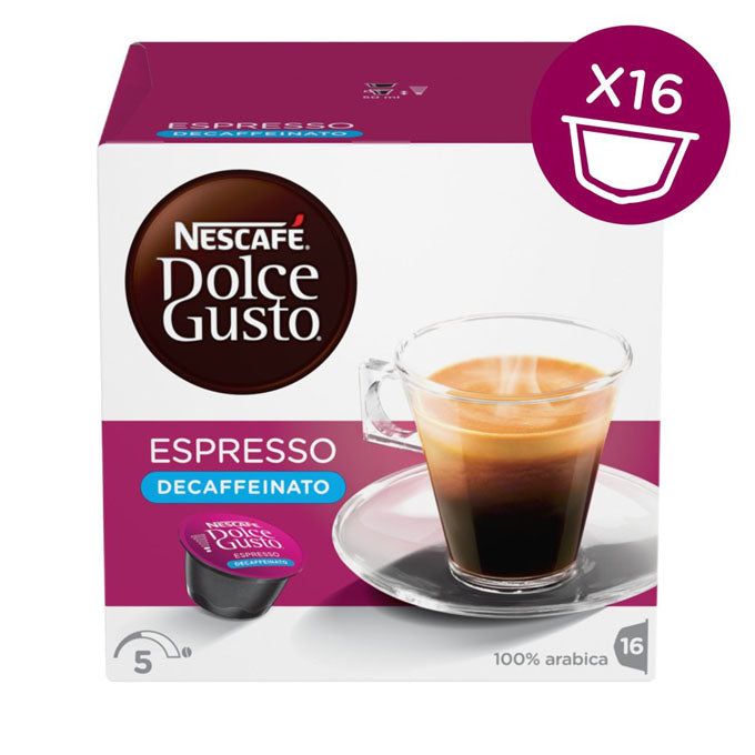 Dolce Gusto Espresso Decaf Coffee Pods