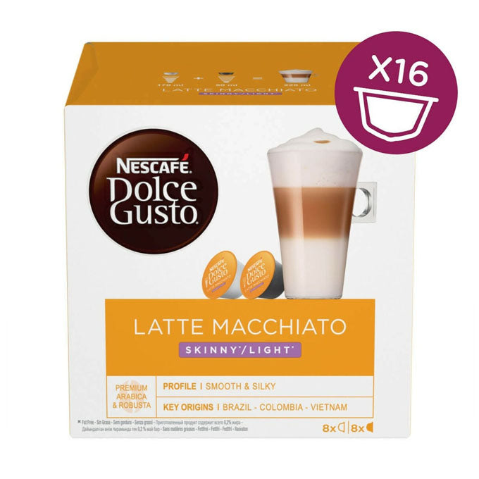 Dolce Gusto Latte Macchiato Skinny Coffee Pods
