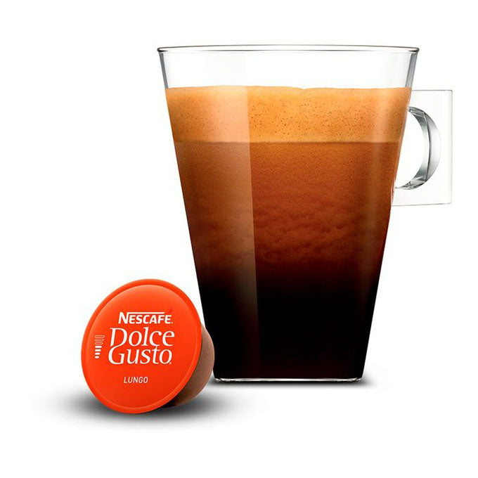 Cup of Dolce Gusto Lungo With Coffee Pod