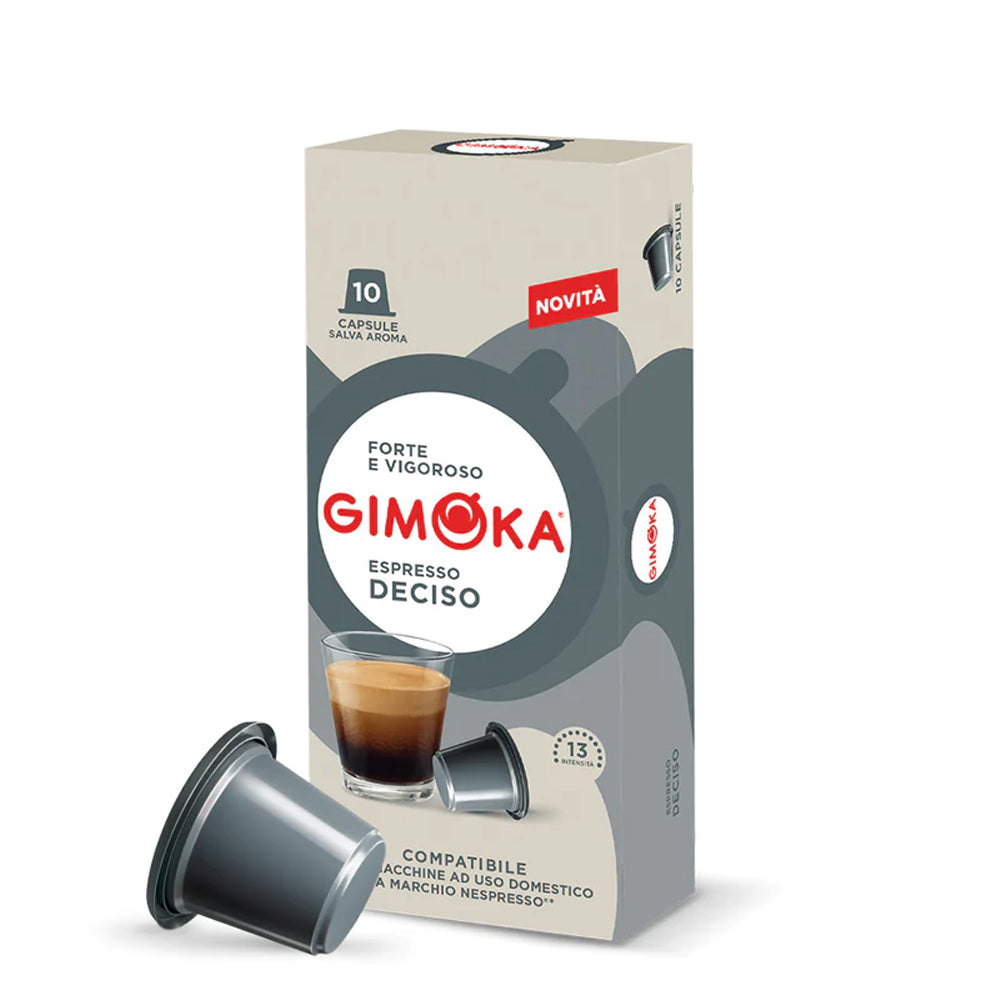 Gimoka Espresso Deciso 10 Nespresso Compatible Plastic Pods