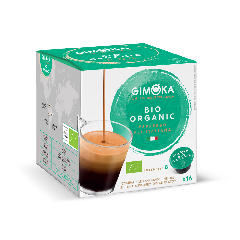 Gimoka Dolce Gusto Compatible Bio Organic Coffee Pods