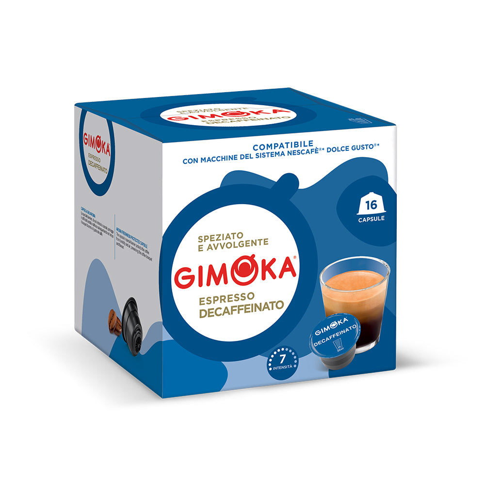 Gimoka Dolce Gusto Compatible Decaffeinato Coffee Pods