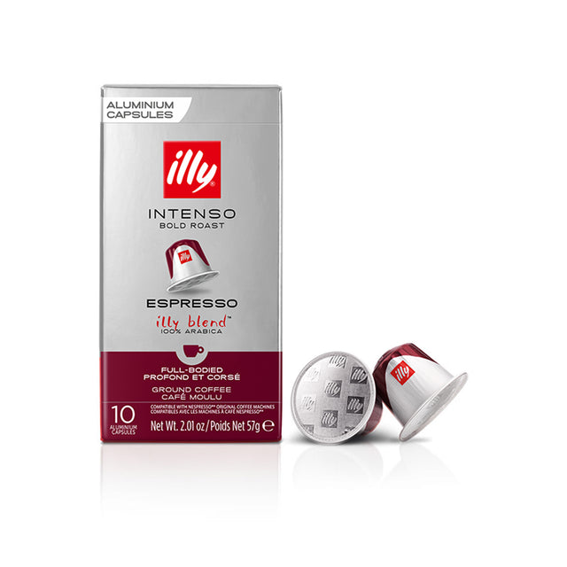 Illy Nespresso Compatible Coffee Pods 10: Espresso Intenso