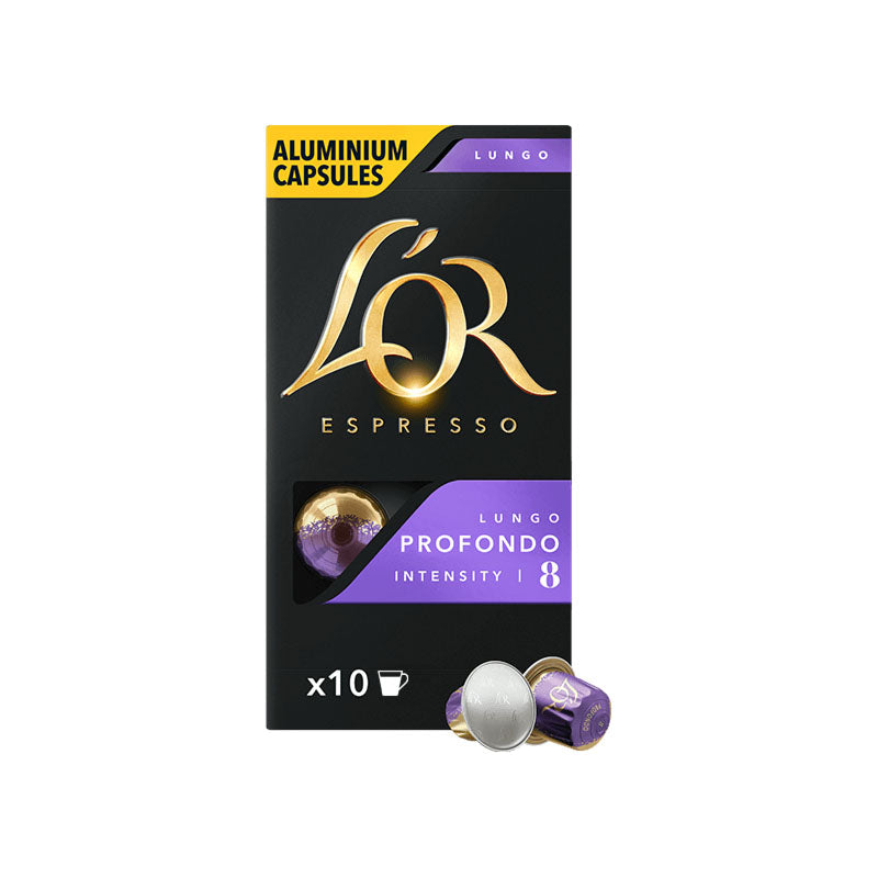 L'OR Espresso Profondo Coffee Capsules x10 Nespresso Compatible