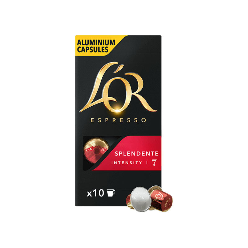 L'OR Splendente Espresso Coffee Capsules x10 Nespresso Compatible