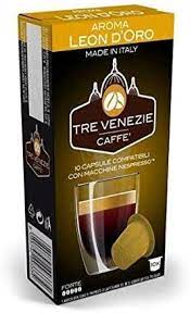 Tre Venezie Caffe Leon d'Oro 10 Capsule Nespresso Compatible Pods