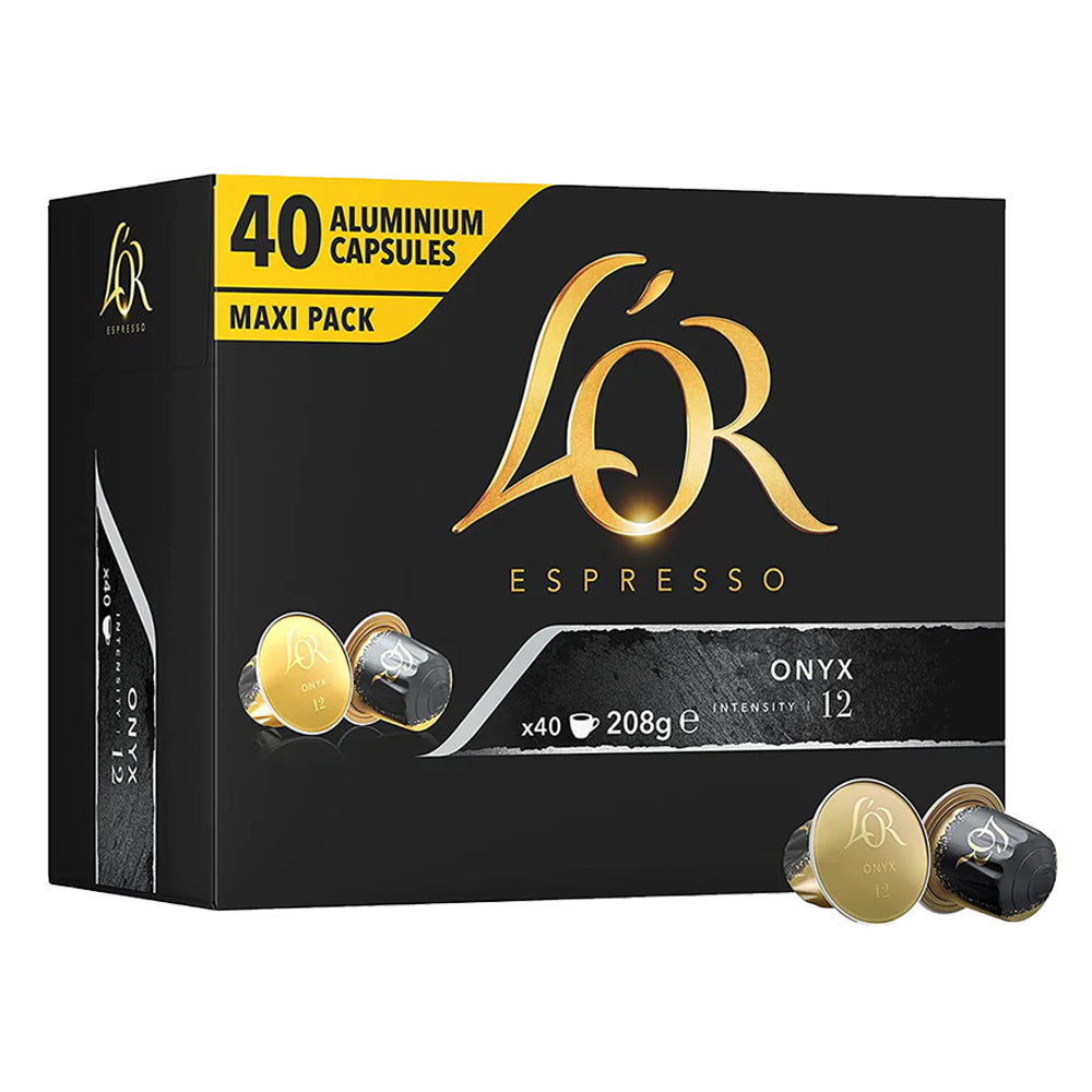L'OR Espresso Onyx Nespresso Compatible 40 Coffee Capsules Packet