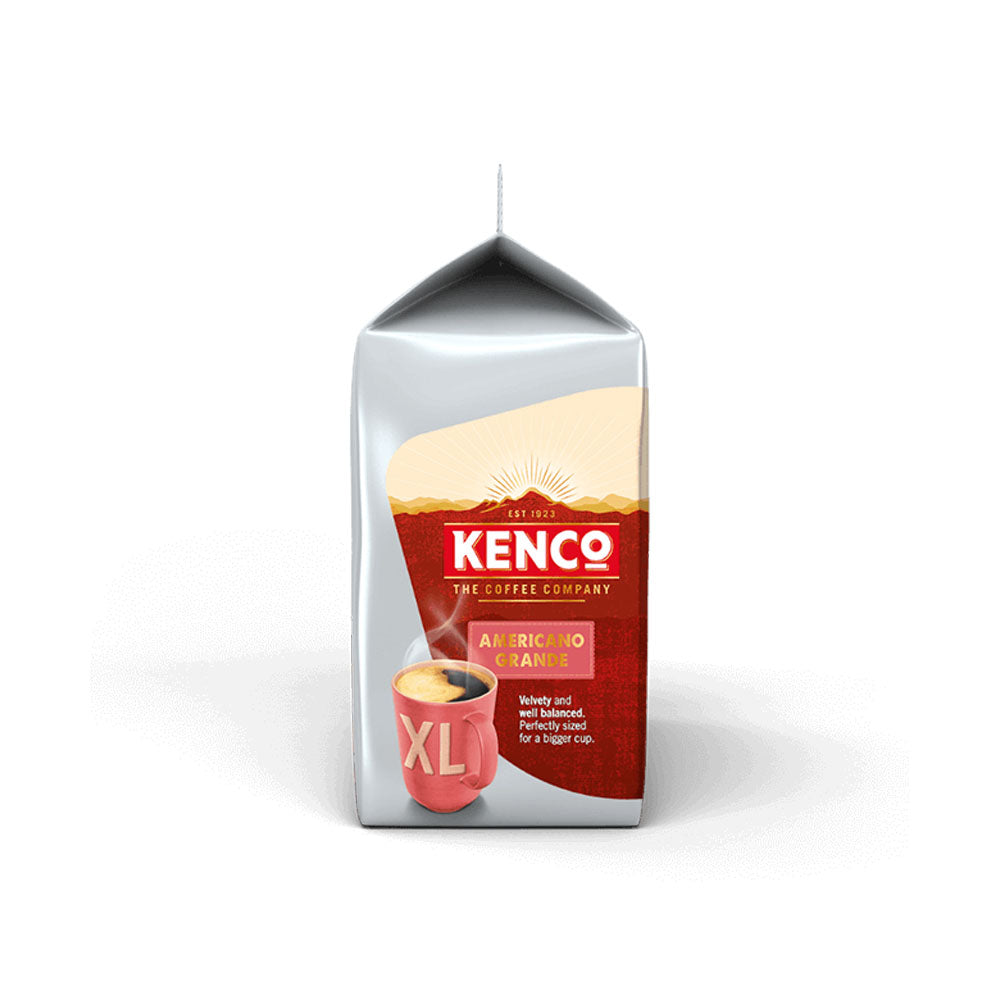 Tassimo Kenco Americano Grande Coffee Pods Side of Packet