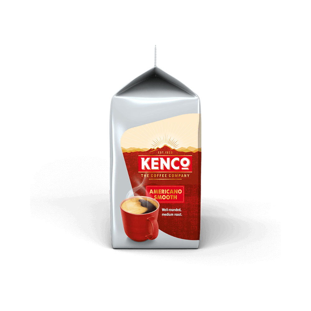 Tassimo Kenco Americano Smooth Coffee Pods side of packet