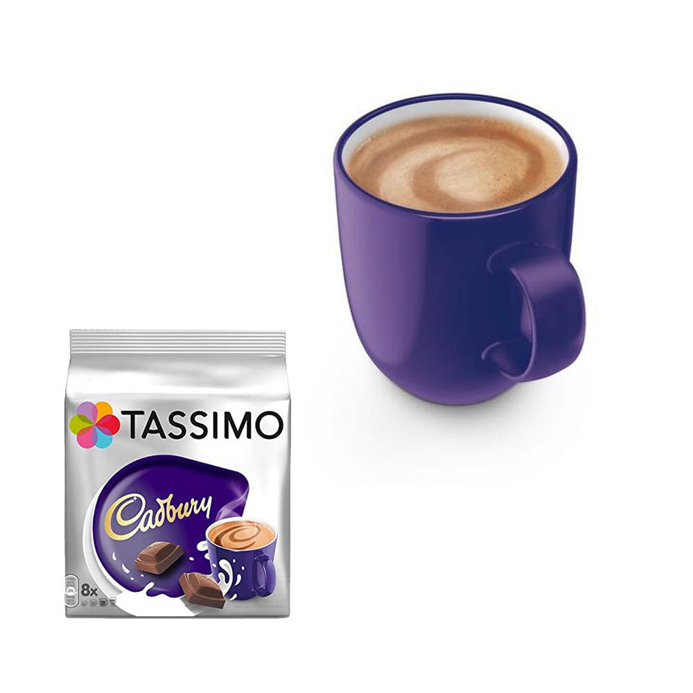 Tassimo Cadbury Hot Chocolate Pods, 40 Servings