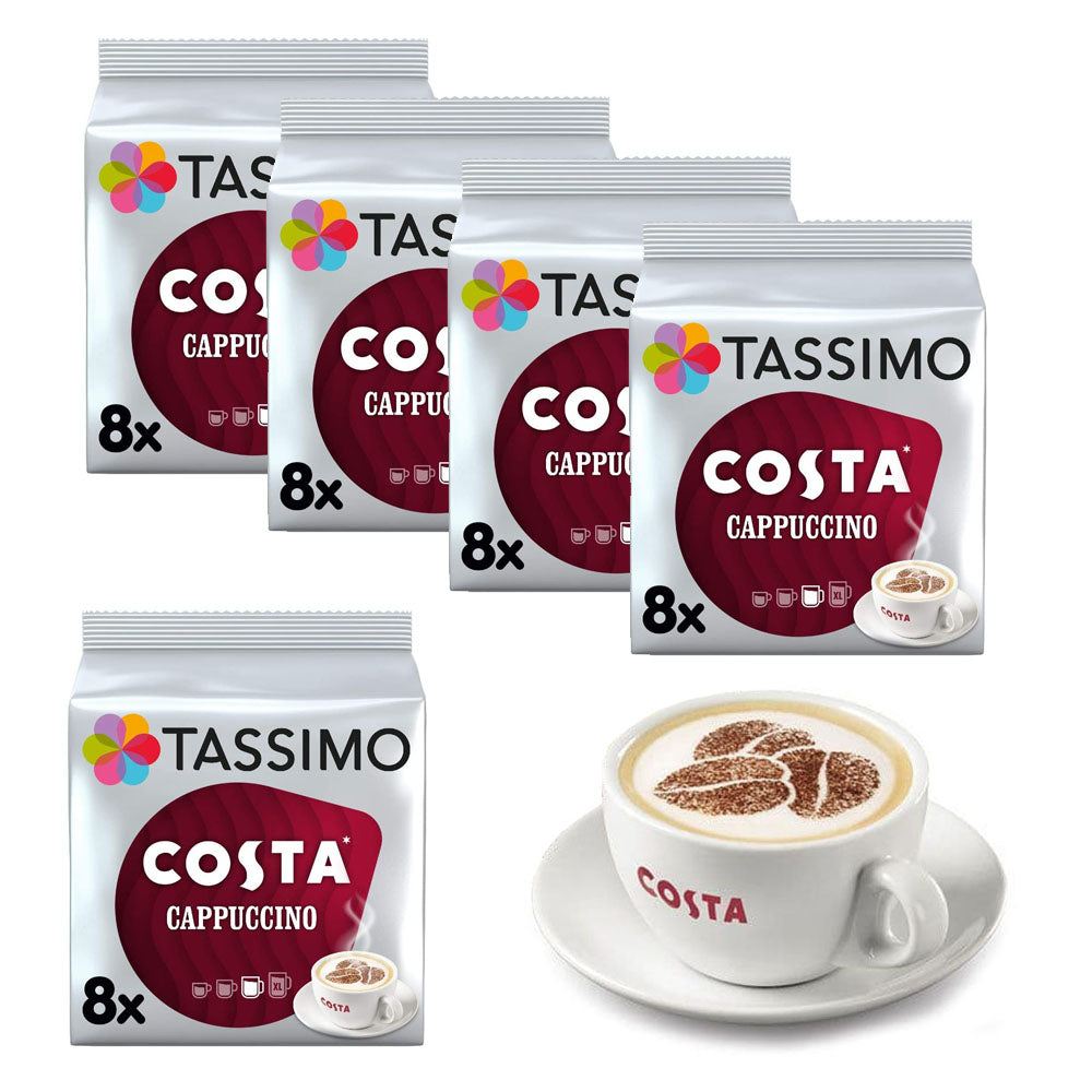 Tassimo T Discs L'OR Cappuccino Coffee Pods Case of 5 packets