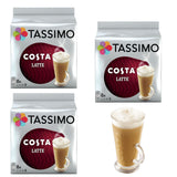 Tassimo Costa Latte Coffee Pods